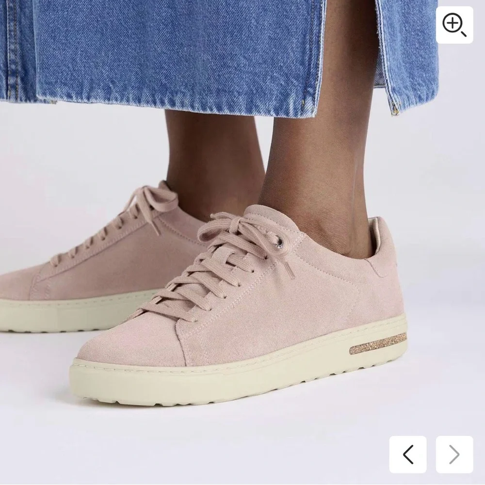 Birkenstock Bend Low Light Rose Suede Sneakers. Size 40. New in Box! - Picture 4 of 9